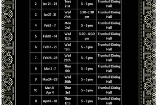 Poster for Arabic Table Dates